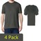 Gildan Unisex Softstyle Lightweight Short Sleeve T-Shirt, Heather Dark Grey Crewneck Tee